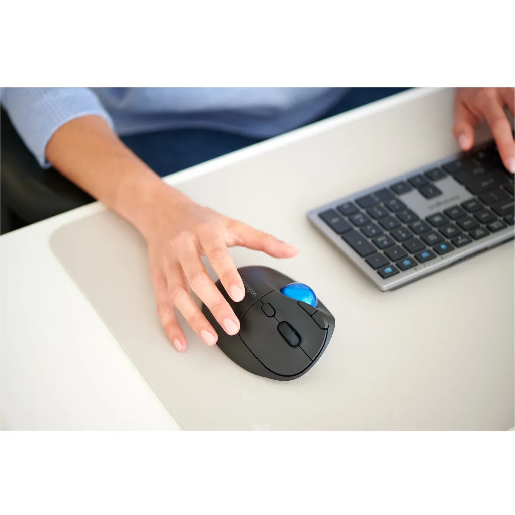 Imagen 12 de Mouse Kengsington Trackball Pro Fit Ergo TB450 Conexión Inalámbrica Color Negro