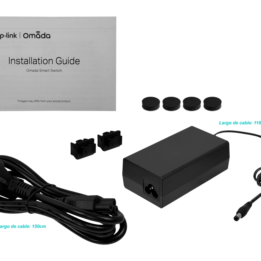 Imagen 3 de TP-LINK 8-1000-PoE-at 2-SFP 53W-tot Switch Smart Desktop inc48V Omada