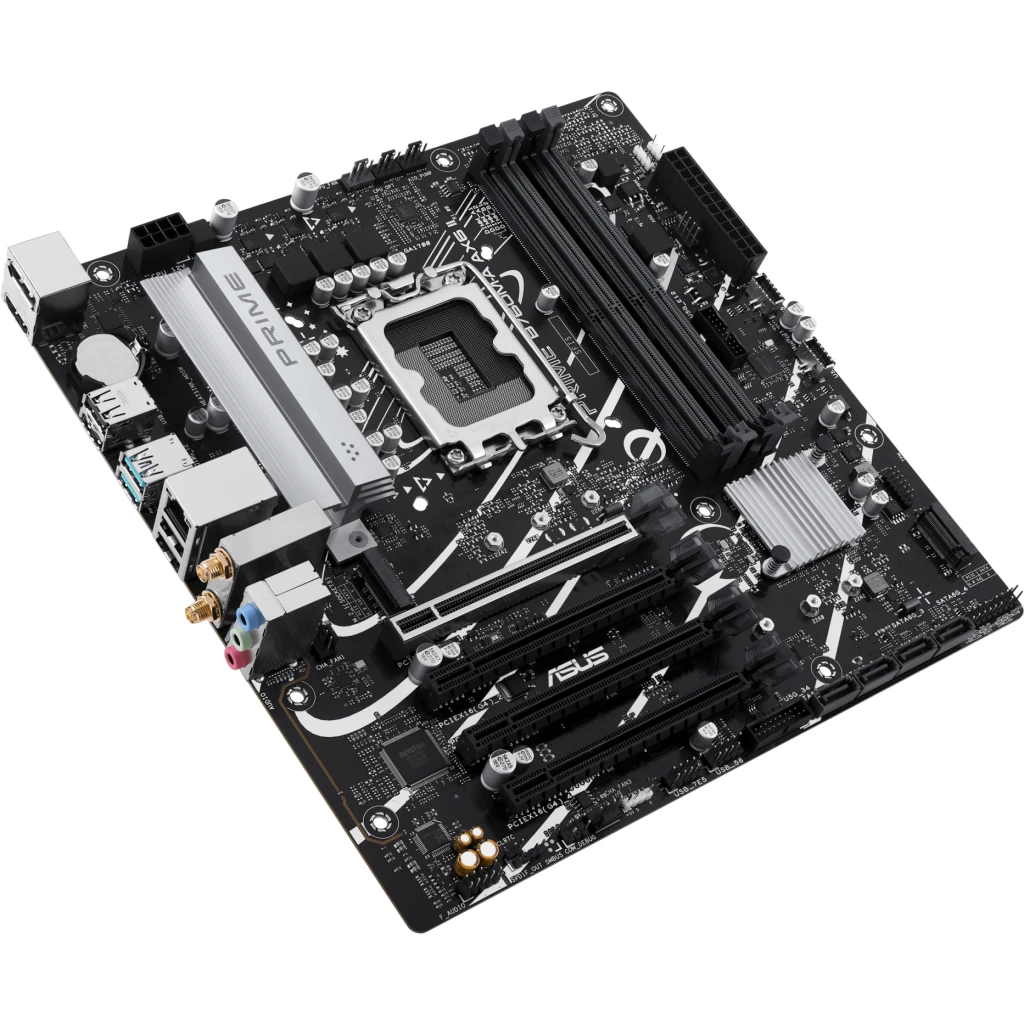 Imagen 3 de Tarjeta madre Asus PRIME B760M-A AX6 II LGA1700 14°G WiFi 4*DDR5 DP HDMI 
