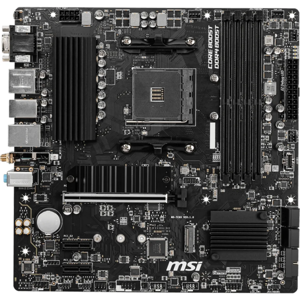 Imagen 1 de Tarjeta Madre MSI B550M PRO-VDH WIFI AMD AM4 DDR4 M.2 DP HDMI VGA LAN WIFI mATX