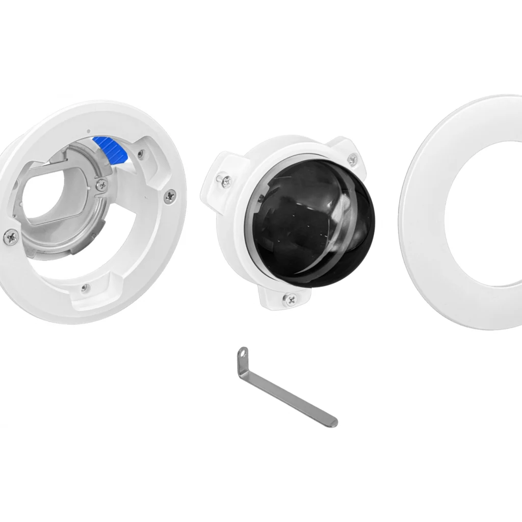 UI Blanco Soporte Cielo Empotrado Burbuja Ahumada p/UVC-G5-Dome-Ultra