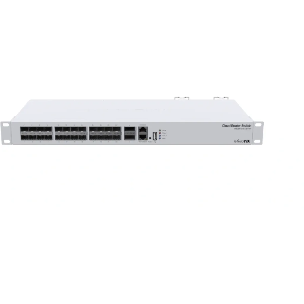 MIKROTIK Cloud Router Switch 326-24S+2Q+RM with RouterOS L5, 1U rackmount enclosure