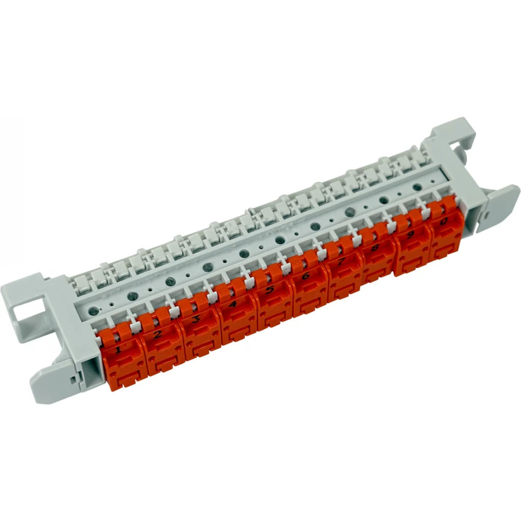 Imagen 1 de 3M Regleta IDC Telefonica 10-Pares 26-22AWG 0,4-0,6mm req-Base Cat5e