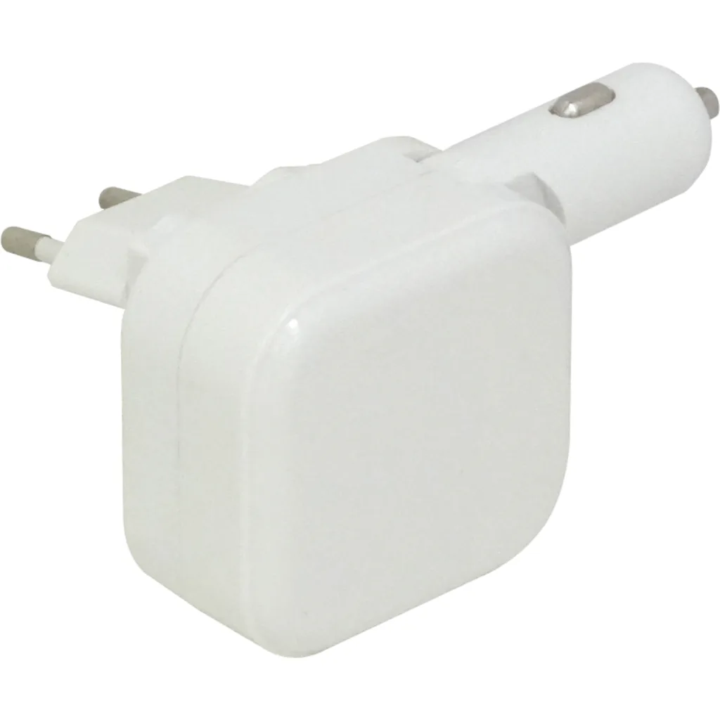 Imagen 3 de 5V 2,1A 2-USB-AH Cargador 2-entradas 100-240V 12/24V-Auto req-cables