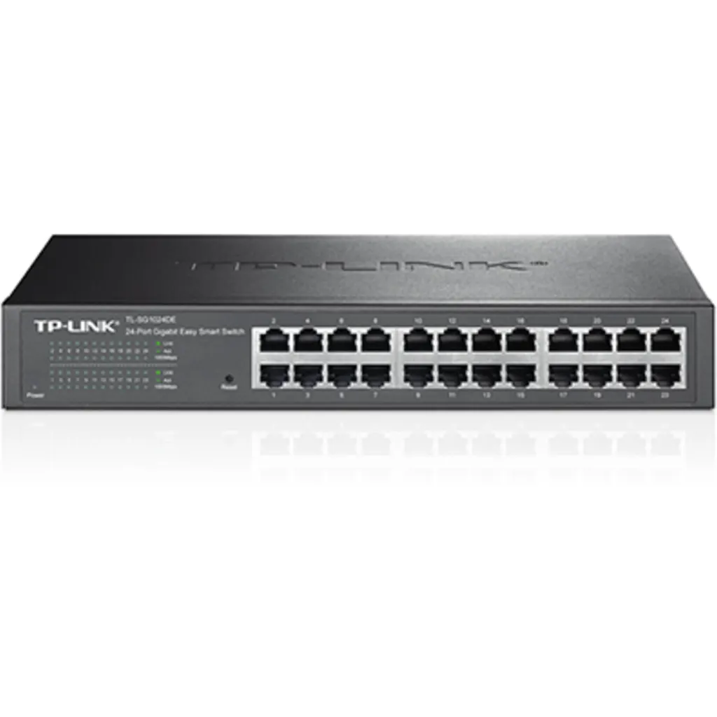 TP-LINK SWITCH 24-PORT GIGABIT EASY SMART UN / TL-SG1024DE