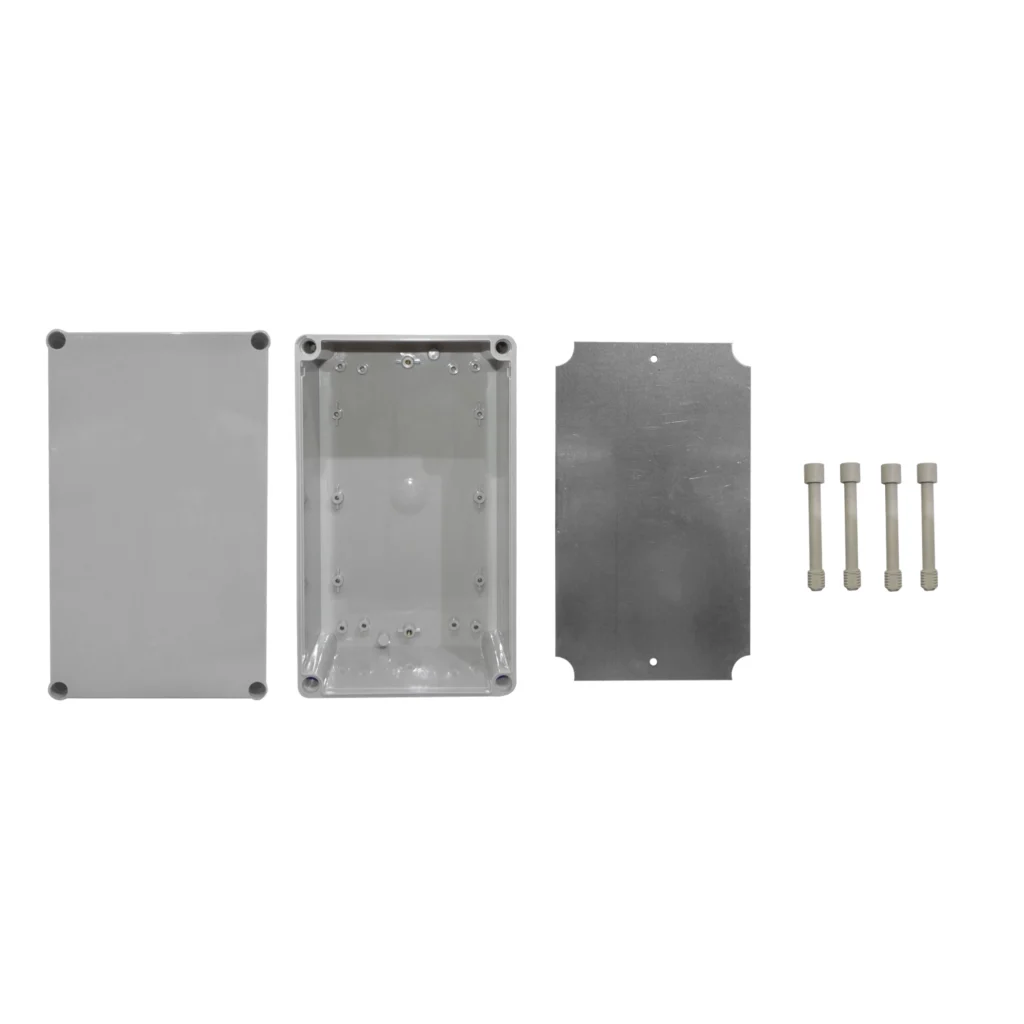 Imagen 2 de TIBOX 150x250x130mm Tapa-Gris Caja Gris Plastica IP66 RoHS