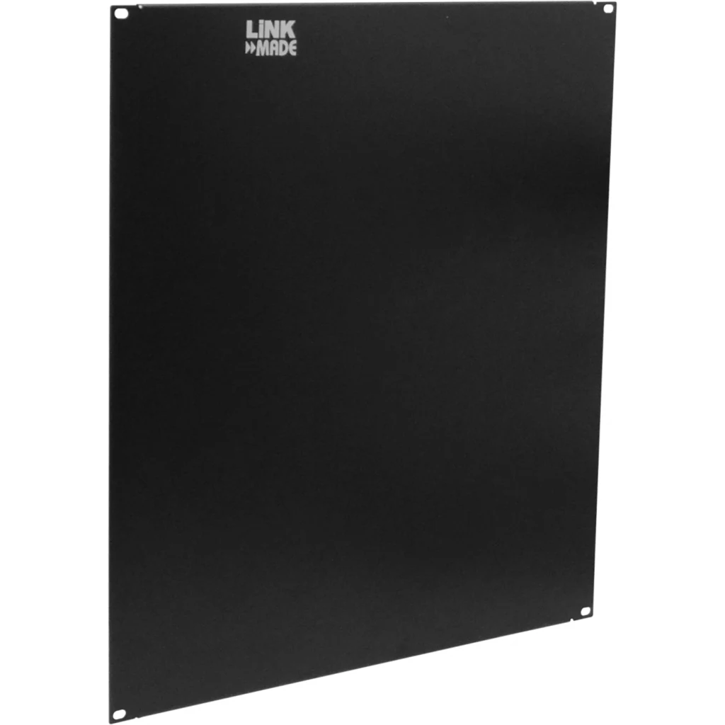 Imagen 1 de LINKMADE 12U 534mm Tapa Cubre Espacio Rack 19 Pulgadas Fierro Negro