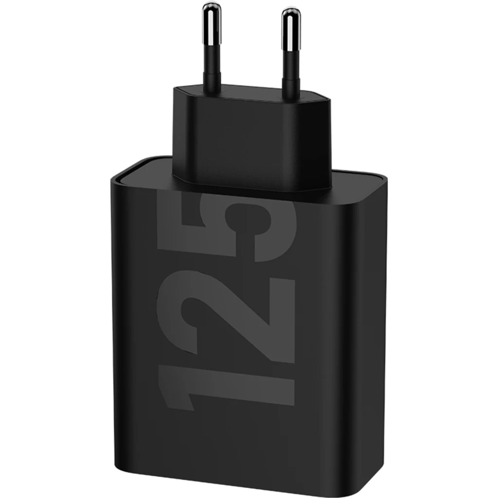 Imagen 1 de Cargador Celular Motorola 125W Doble USB-C Cable 2mts Color Negro