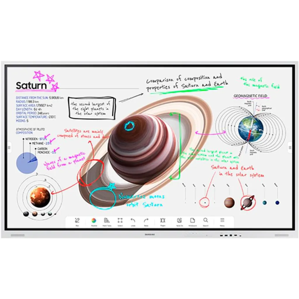 Pantalla Interactiva Táctil Samsung Flip Prowm75B 75"" Va