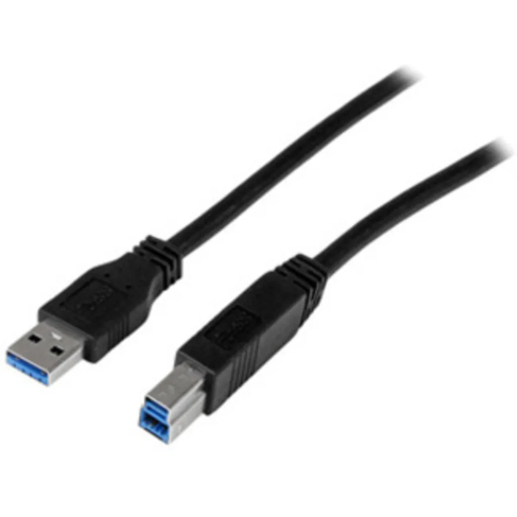 Imagen 2 de Cable StarTech Certificado USB 3.0 A Macho a USB 3.0 B Macho 2mt (6Pies) Negro