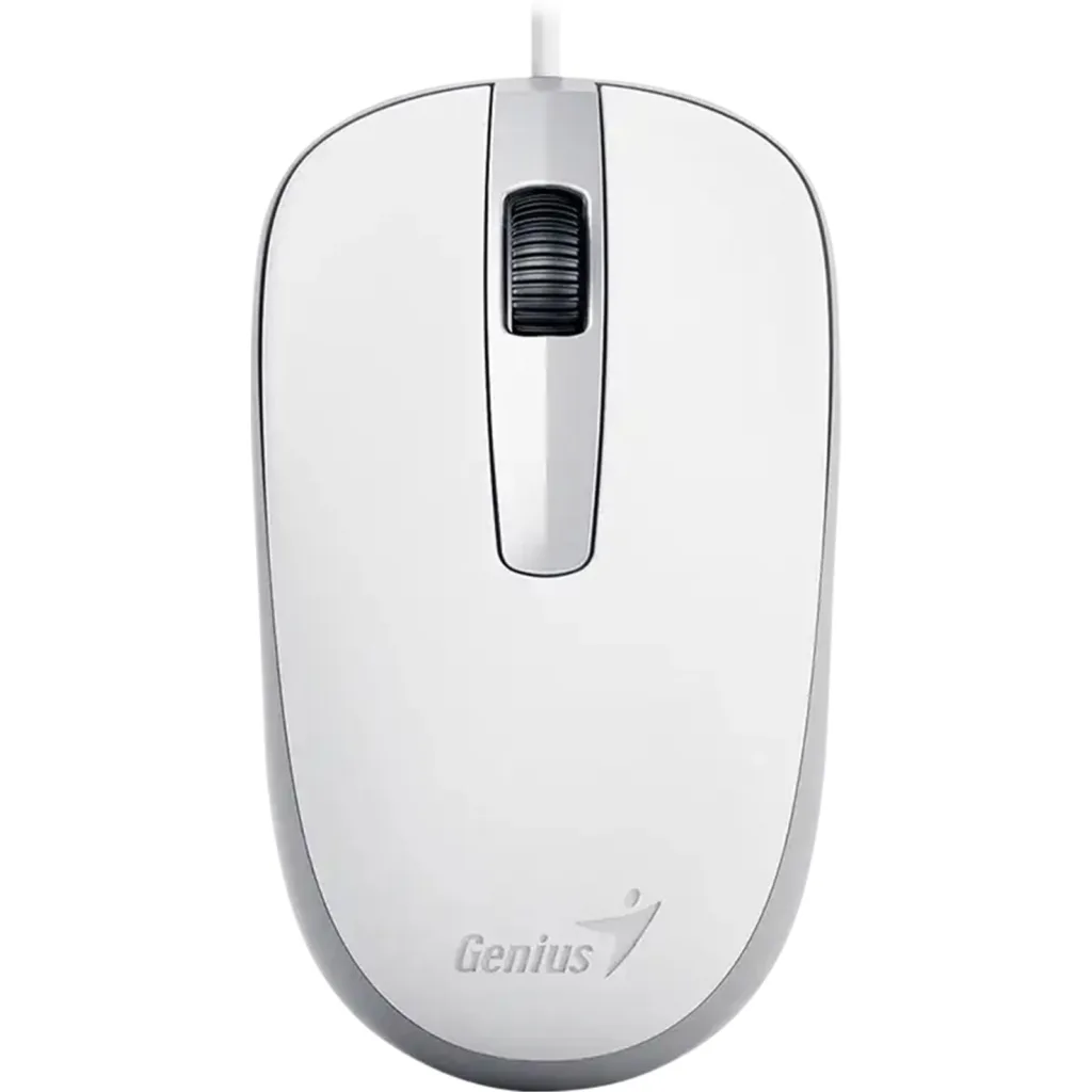 Imagen 1 de GENIUS MOUSE CABLE USB WHITE- DX-120-WH