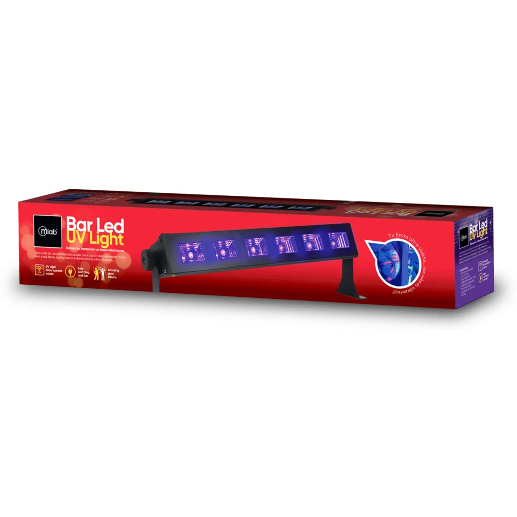 Imagen 2 de MLAB LUZ FIESTA BARRA 6 LED UV LIGHT
