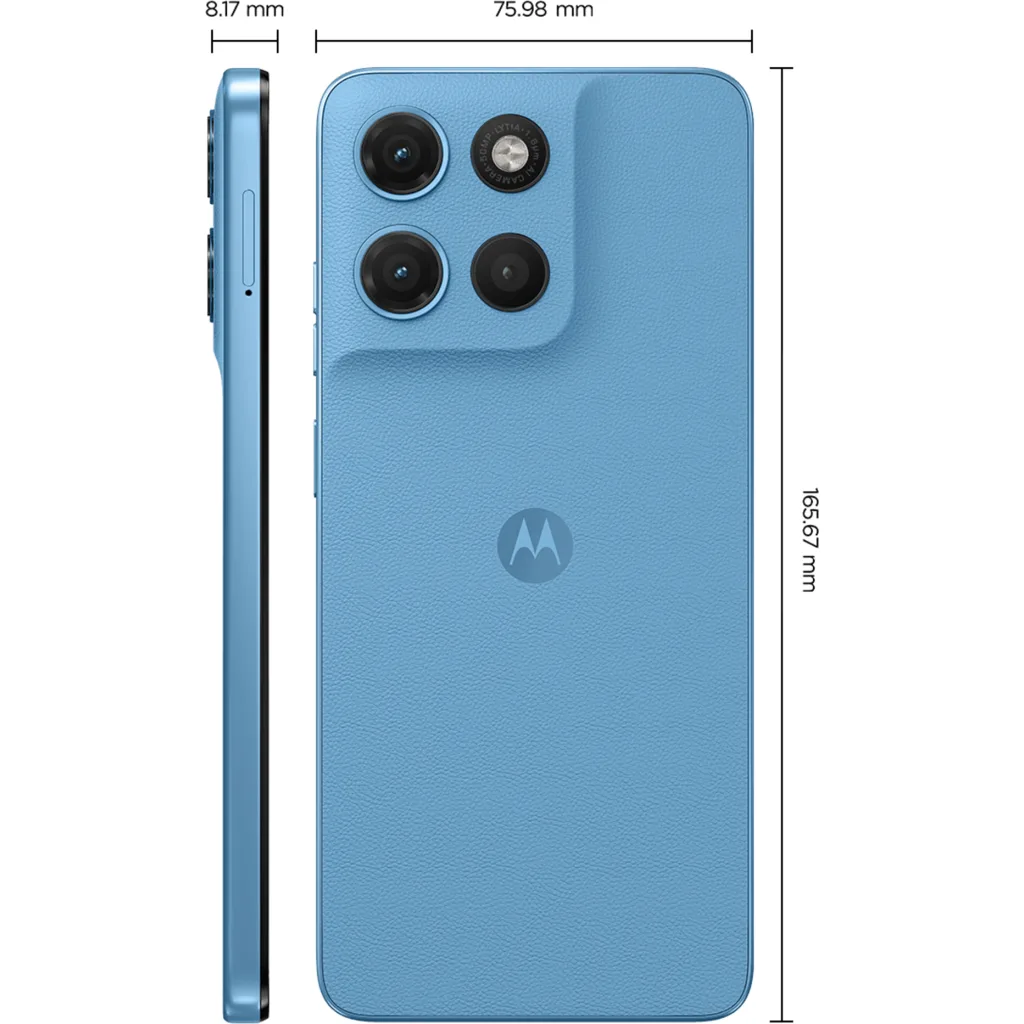 Imagen 8 de Celular Motorola Moto G17 4G 128GB 4GB RAM Celeste (Alaskan Blue)