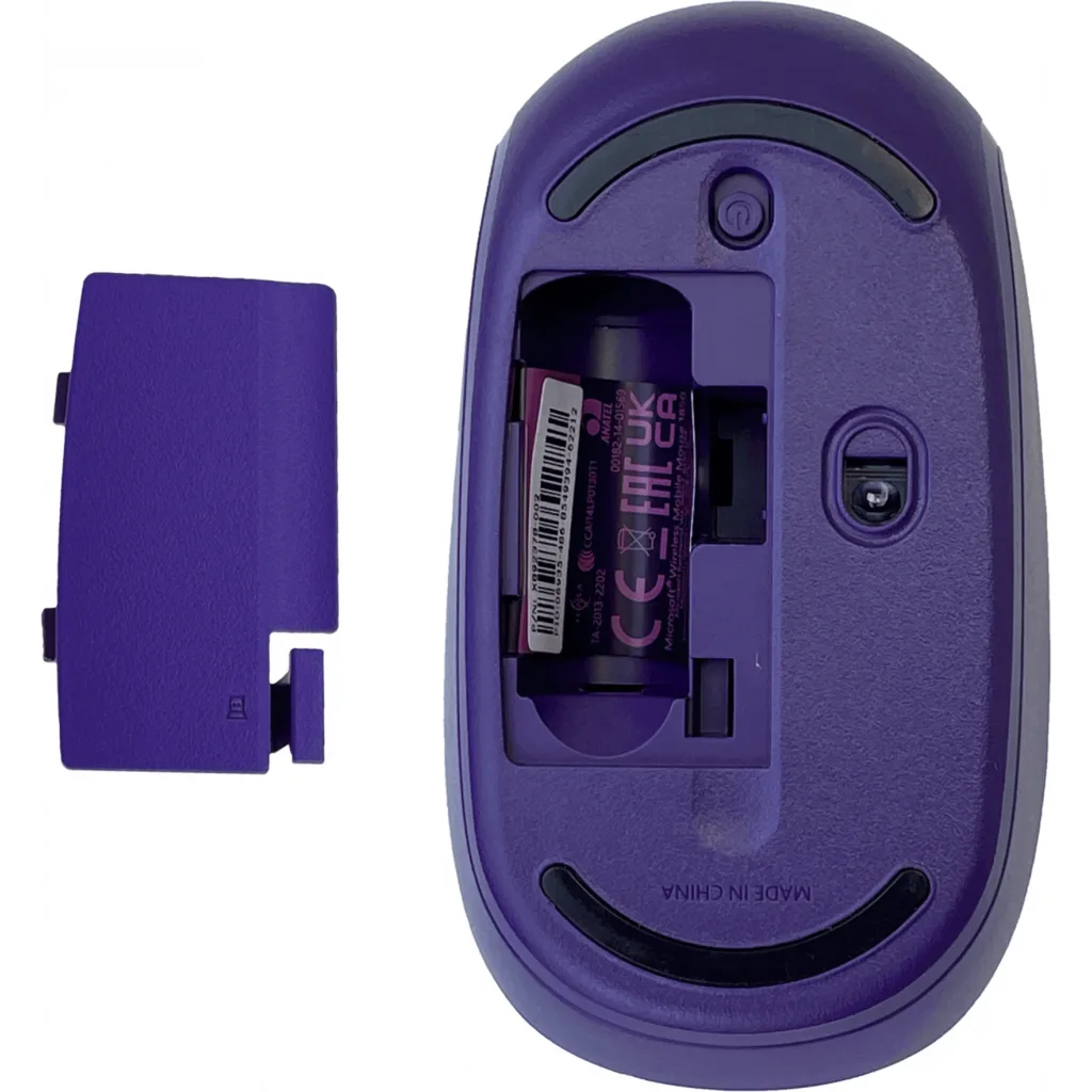 Imagen 1 de Mouse Violeta USB inalambrico 2,4GHz req/1-AA Purple Morado