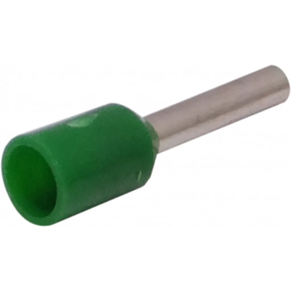 Verde 1,0mm2 8/15mm 100-unid AWG18 Ferrules Terminal Aislado Crimpeabl