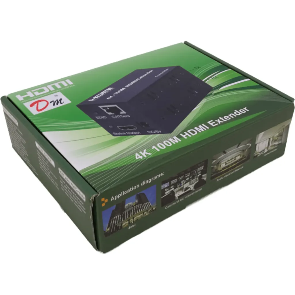 Imagen 1 de Extensión HDMI 4K a UTP CAT5E/CAT6 100mts inc-5V-1A