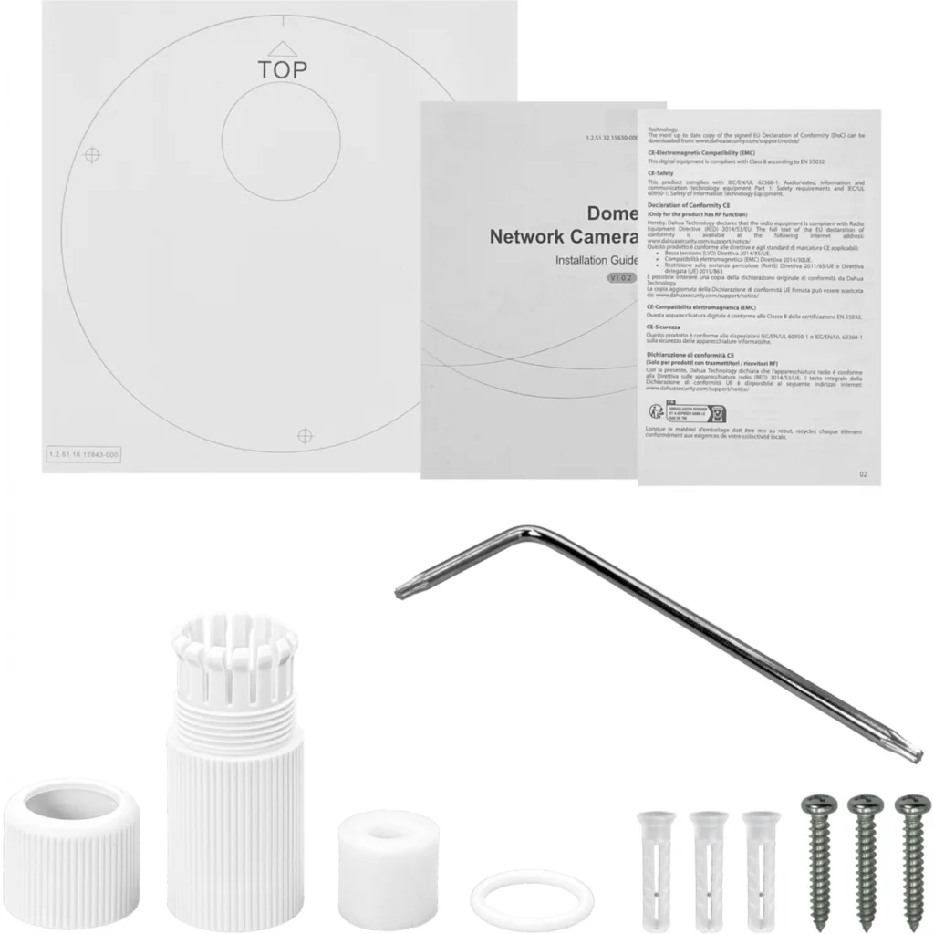 Imagen 4 de Cámara Domo Dahua 2MP Fijo-2,8mm IP67 IK10 PoE IR30mt MicroSD WizSense