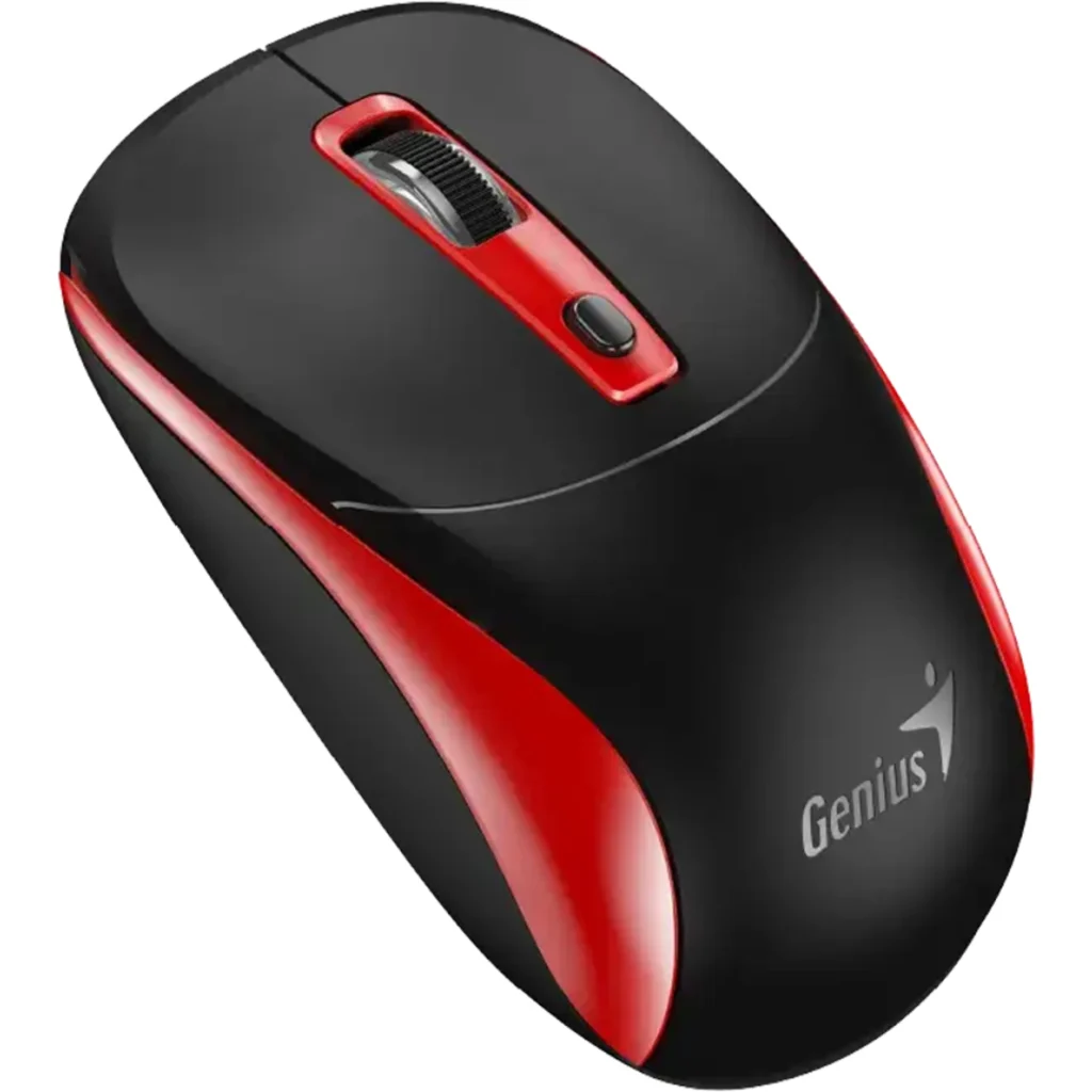 Imagen 1 de GENIUS MOUSE INALAMBRICO 2,4GHZ COPILOT RED-NX-7123-RD