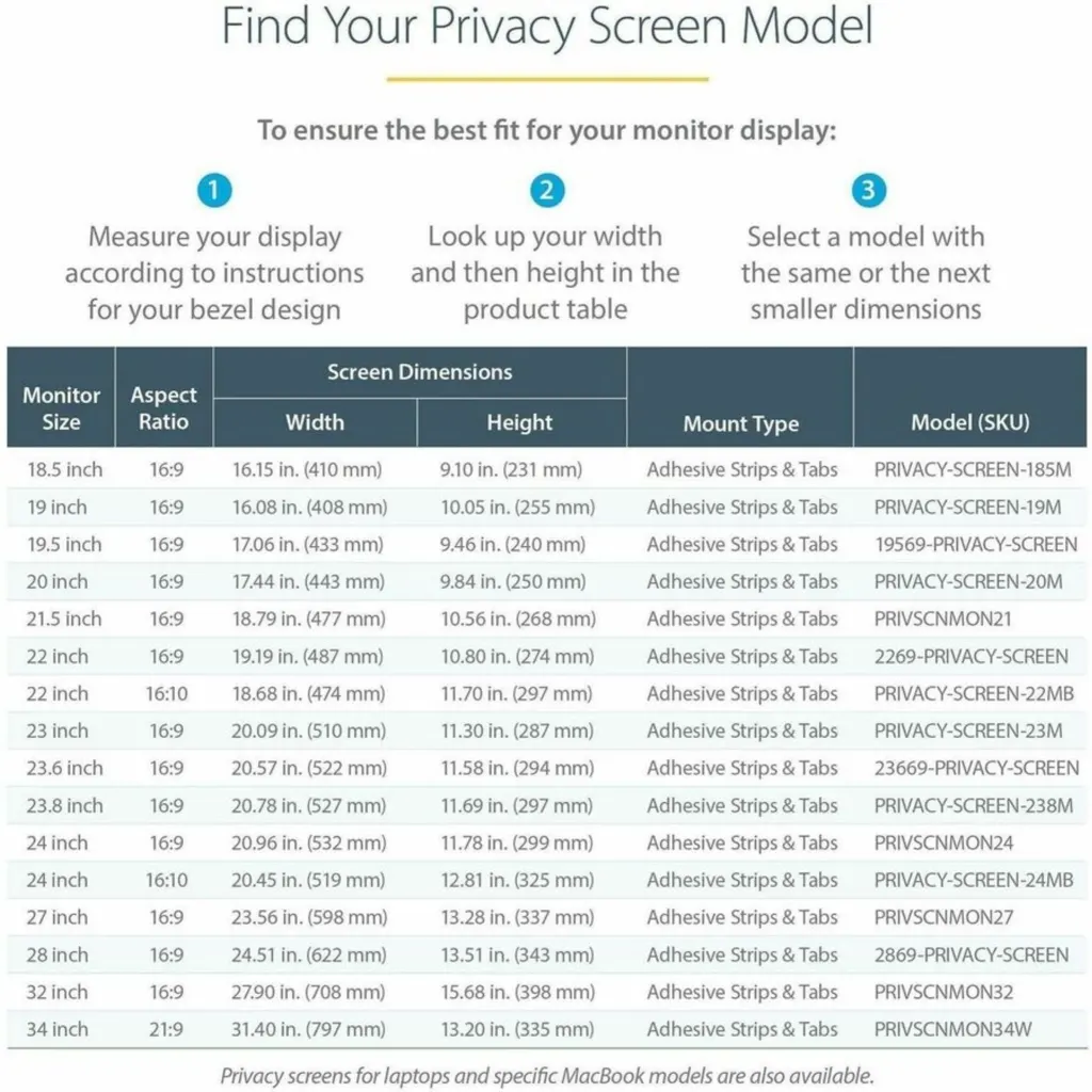 Imagen 6 de 32 inch Monitor Privacy Screen Filter