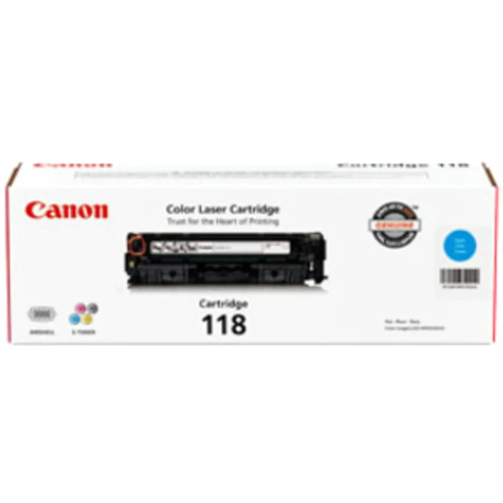 Cartridge Canon 118 Cyan para LBP7200Cdn MF8350Cdn MF8380Cdw 2900Pág