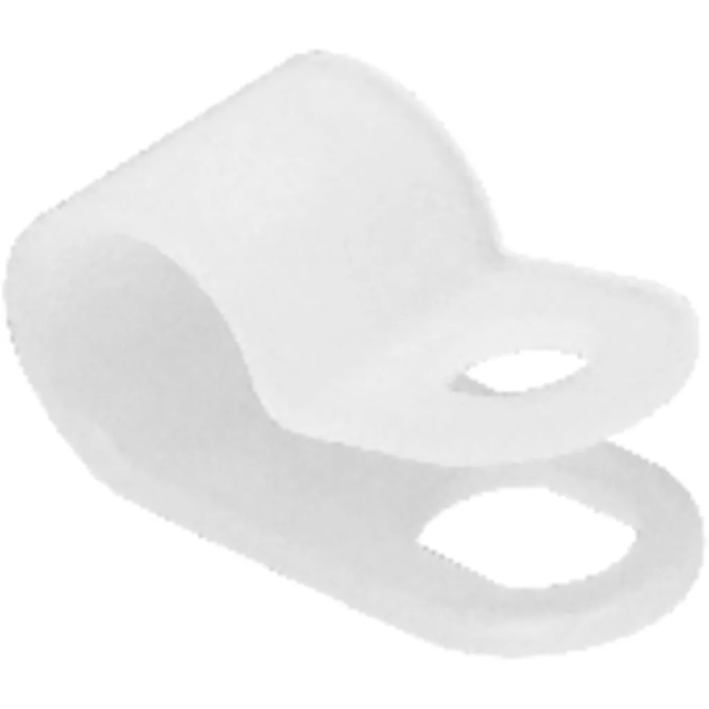 Imagen 2 de Tipo-R 100-unid 6,4mm-Cable Clip 10x20mm Pinza Fijacion p/Tornillo-5mm