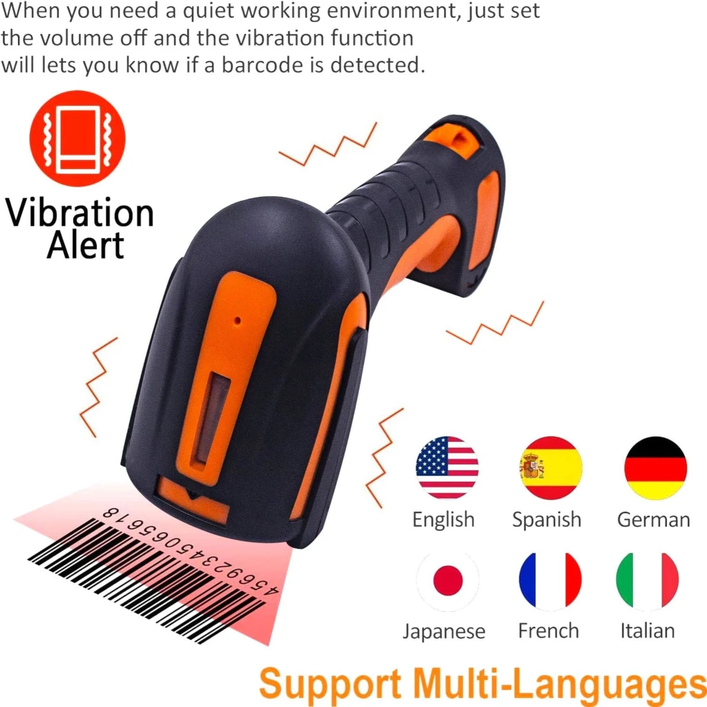 Imagen 1 de Lector Rugged de Código de Barras Symcode  2D MJ-1911 Alámbrico Interfaz USB