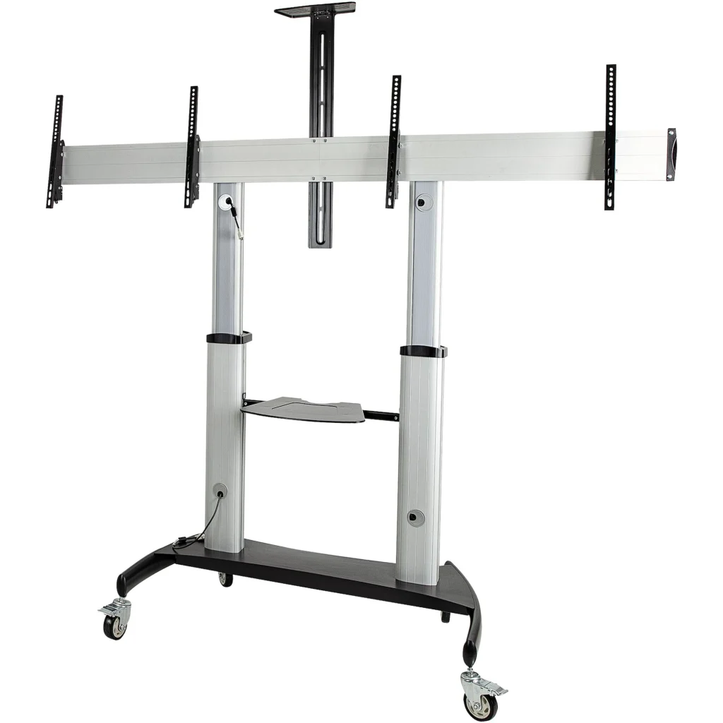 Soporte Pedestal c/Ruedas para TV Dual 37" A 60" hasta 50Kg VESA 600*400