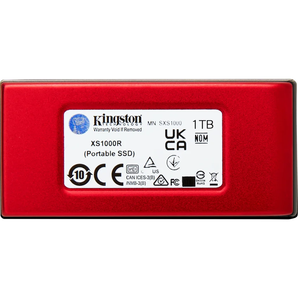 Imagen 1 de Unidad SSD Externo Kingston XS1000R 1TB USB-C 3.2 Gen2 Lec1050 MBs Esc1000 MBs