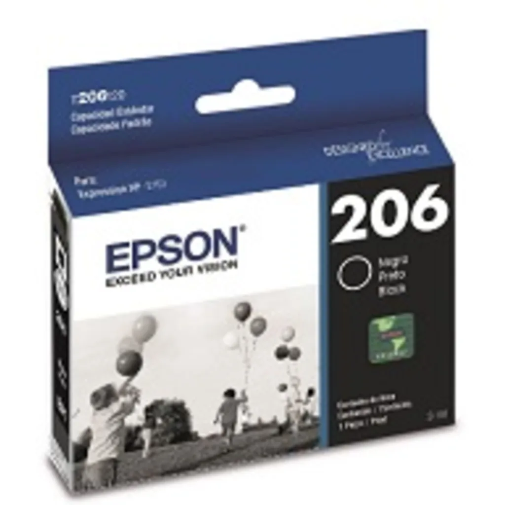 Cartucho de Tinta Original Epson T206 120-AL Negro aprox 150 pagP/ XP-2101