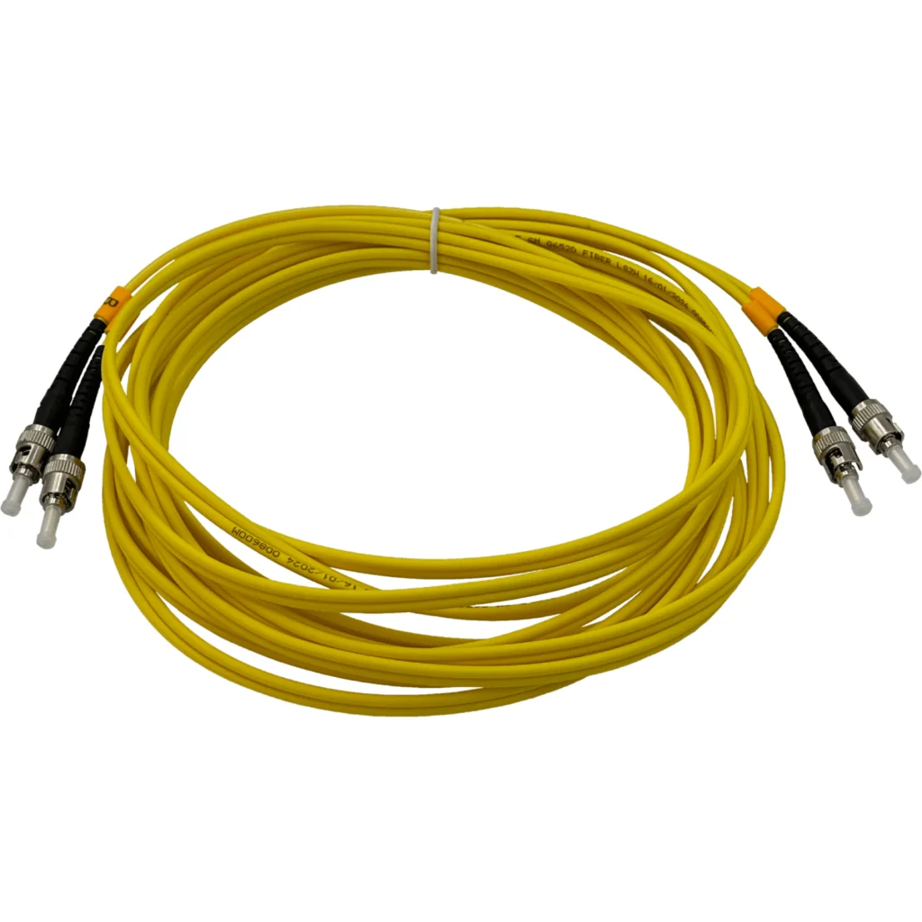 Imagen 2 de 5mt ST-ST MonoModo SM Duplex Jumper Cable Fibra 9/125um 3mm