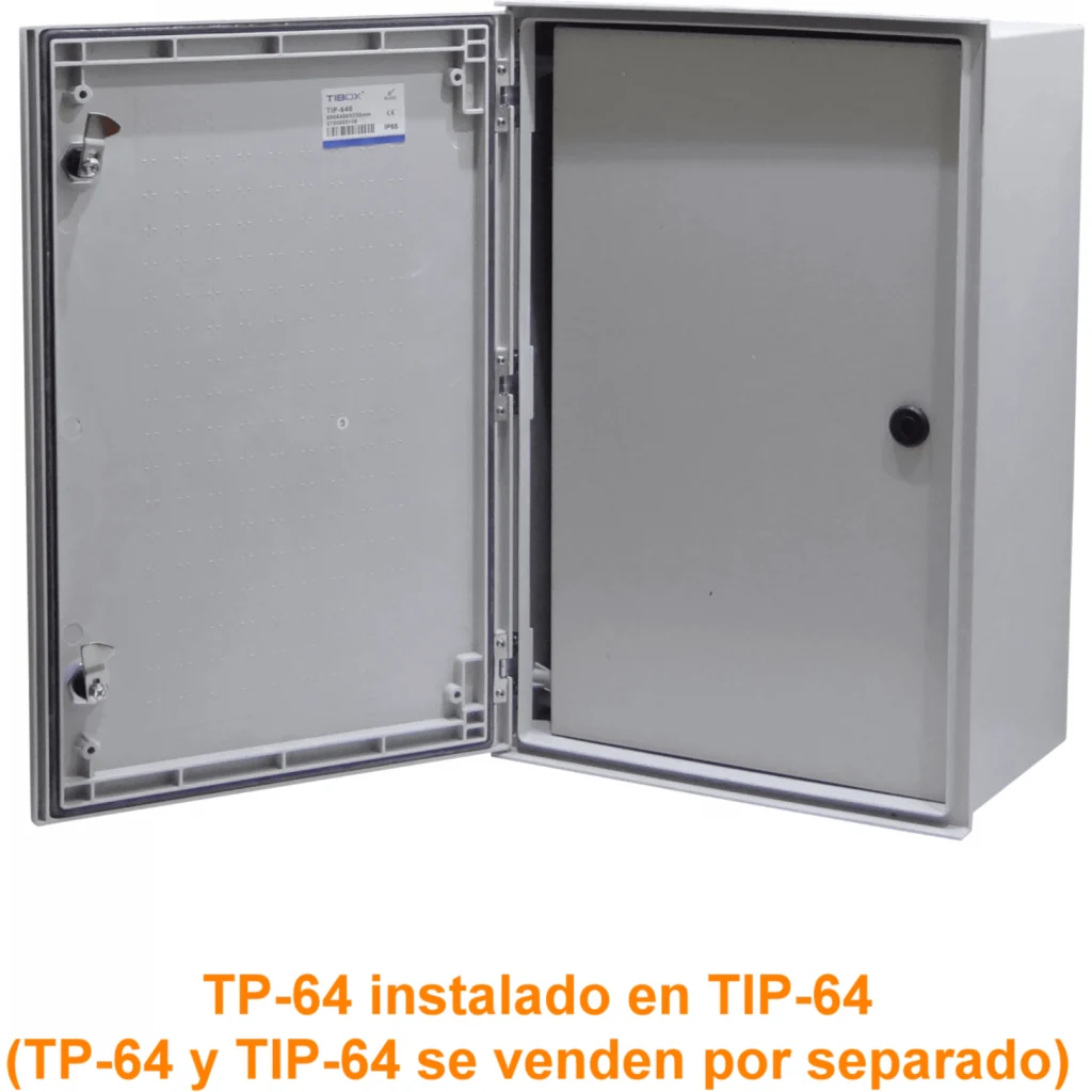 TIBOX 564x345mm Contrapuerta Metalic p/Tablero Gabinete 600x400 TIP-64