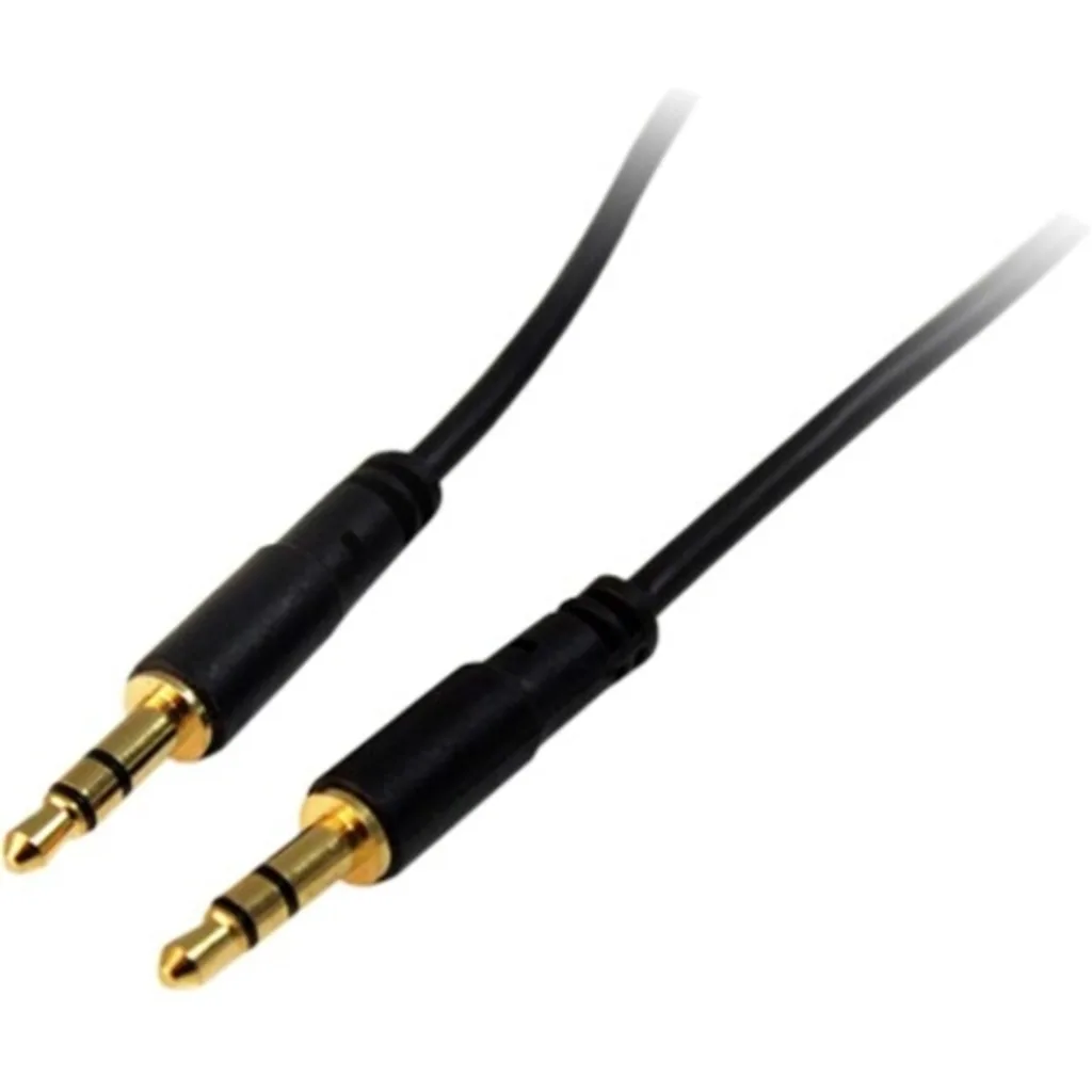 Imagen 2 de Cable de Audio Stereo Jack 3.5mm M/M 4.5mts 15ft Color Negro - StarTech