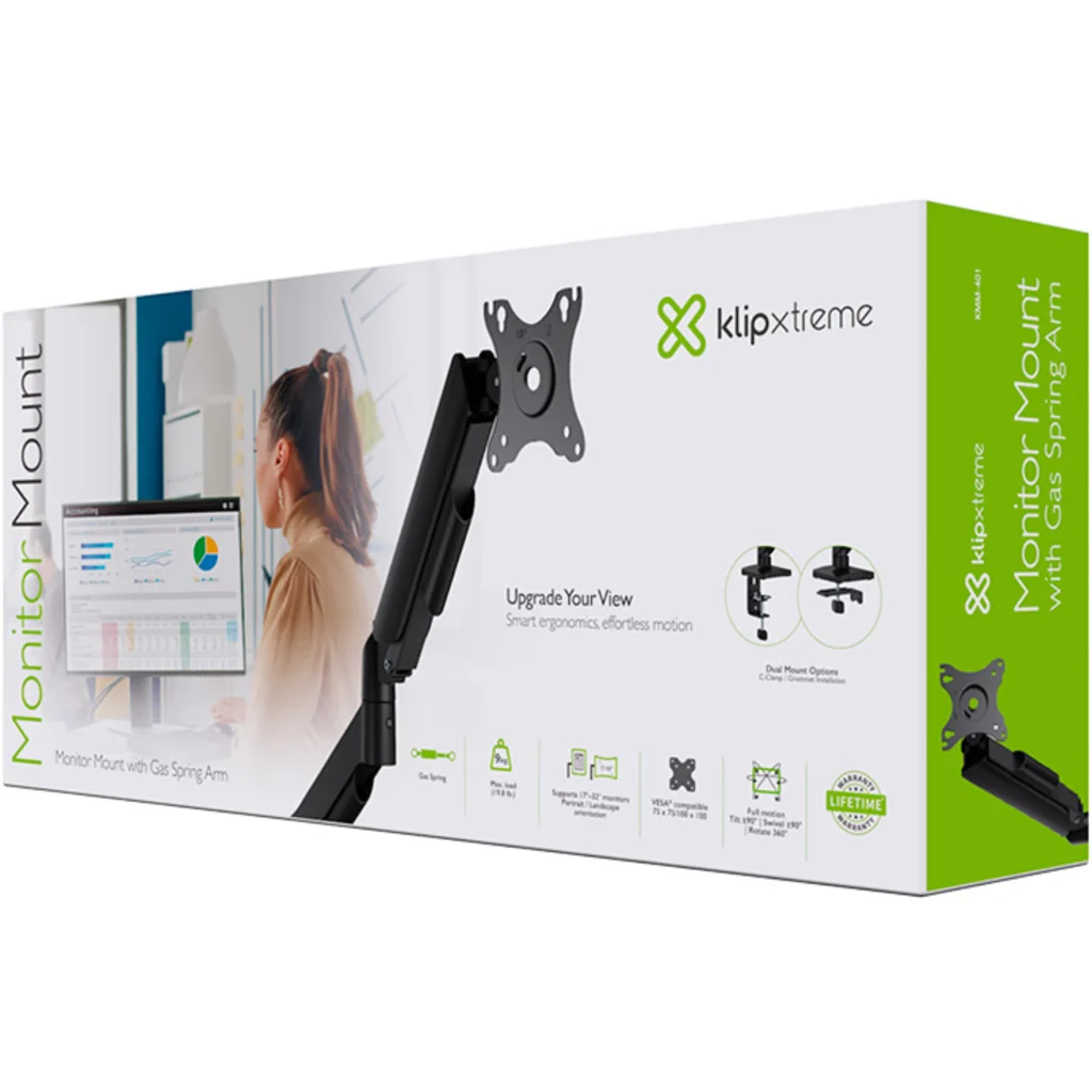Imagen 8 de Klip Xtreme - desktop to mobile mounting kit - up to 32" gas spring