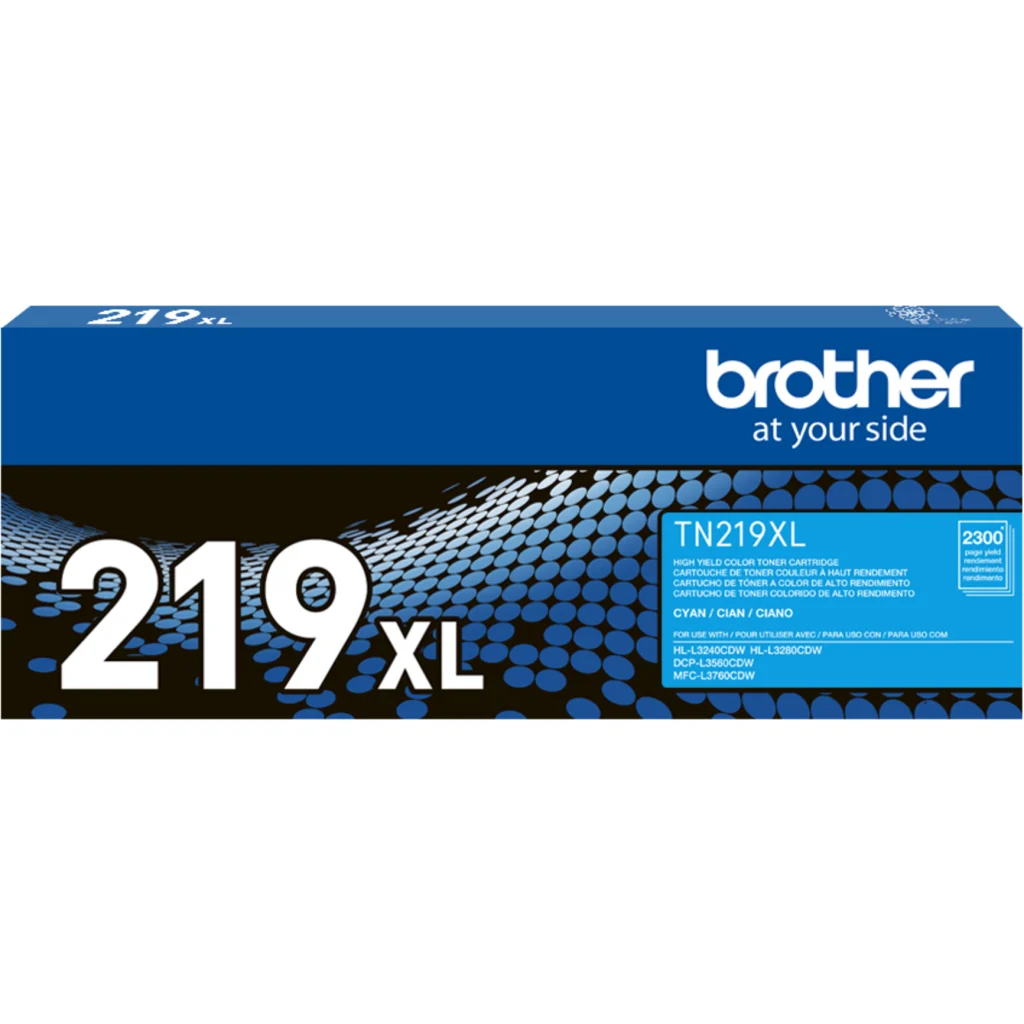 Toner Brother XL TN219XLC CYAN, CPL3560CDW HLL3280CDW MFCL3760CDW 2.300 Pág