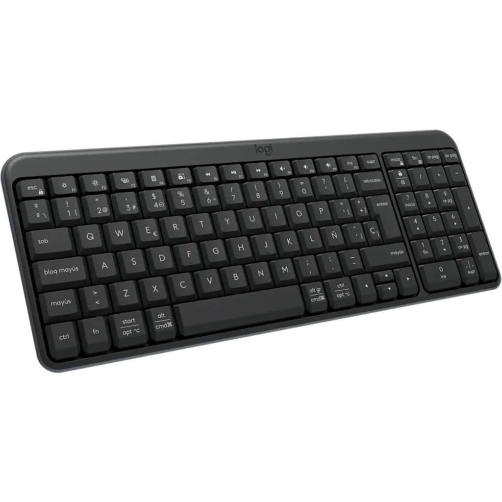 Imagen 4 de Teclado Inalámbrico Logitech K250 Epañol Qwerty Bluetooth Grafito