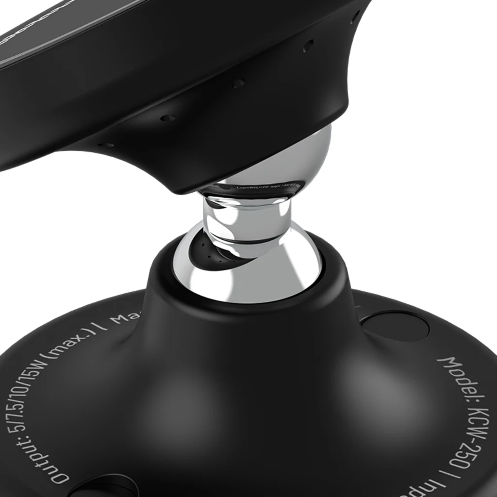 Imagen 12 de Klip Xtreme - Car wireless charging holder - 15 Watt - 24 pin USB-C - Cellular phone / Wireless earbuds / Apple AirPods / Apple Watch - Wireless - Para Smartphones - Vacuum Articulated