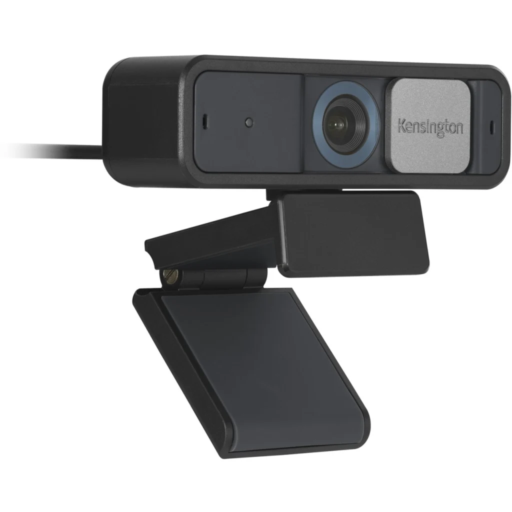 Cámara Web Kensington W2050, 1080p 30fps Auto Foco con Micrófono USB Negro Gris