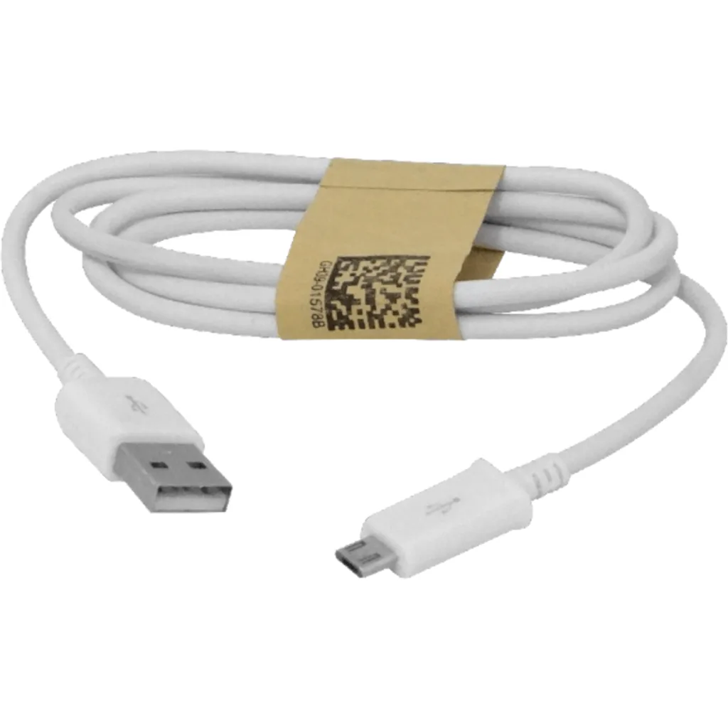 Imagen 1 de Cable USB-A a USB microB M/M 90cm Blanco o Negro