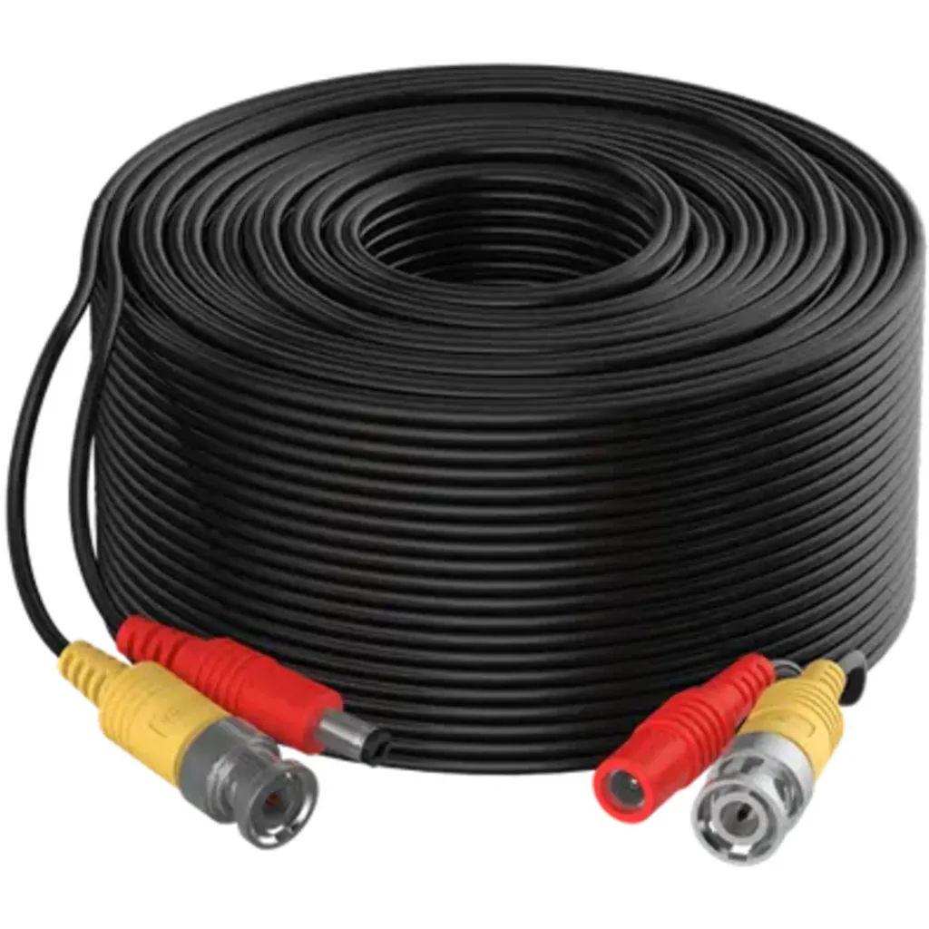Imagen 1 de DH-PFM942I-50-5. ROLLO DE CABLE COAXIAL DAHUA CON ALIMENTACIoN 50MTS.