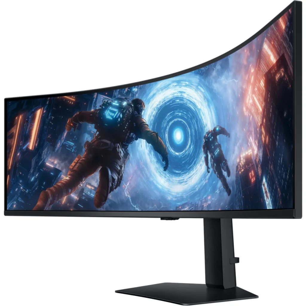Imagen 2 de Monitor Gamer Curvo Samsung Odyssey G9 G91f 49" DQHD 5120*1440 DP HDMI VA 144Hz