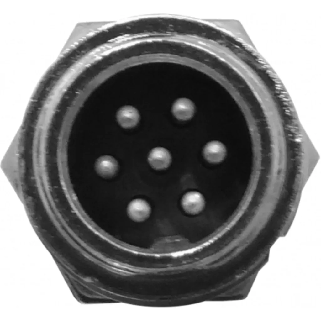 Imagen 3 de 7-pin Macho Chasis Conector GX12 Soldable Aviacion