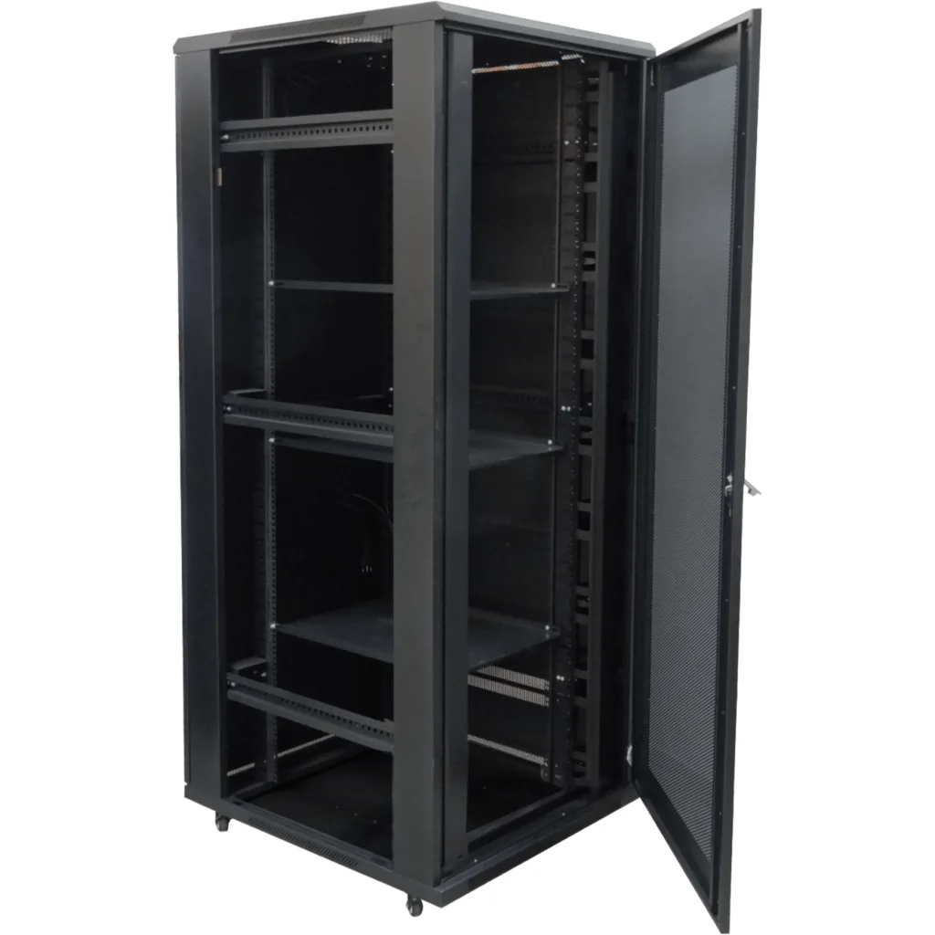 Imagen 1 de Rack Bastidor LINKMADE 42U 800x900mm c/2-Ordenador-Vertical Color Negro