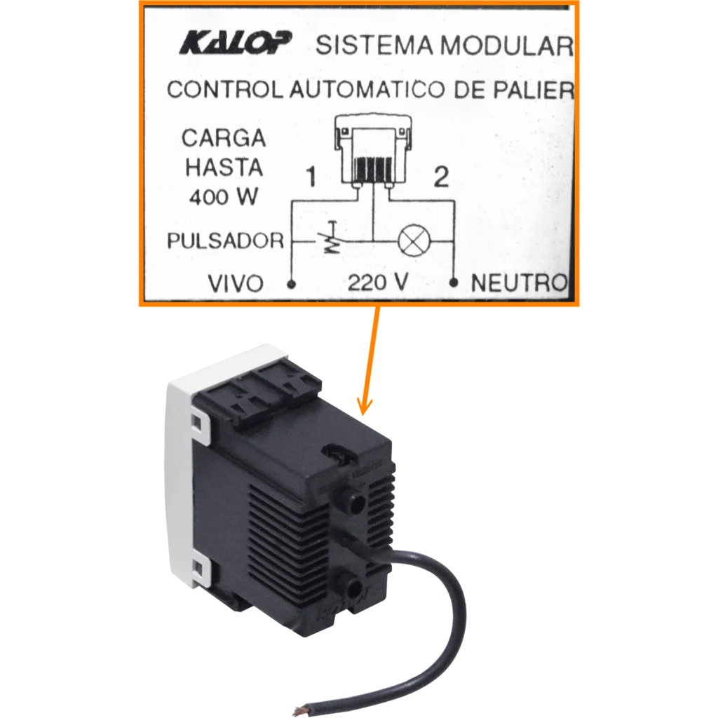 Imagen 1 de KALOP Temporizador 400W 220VAC Control Automatico de Palier