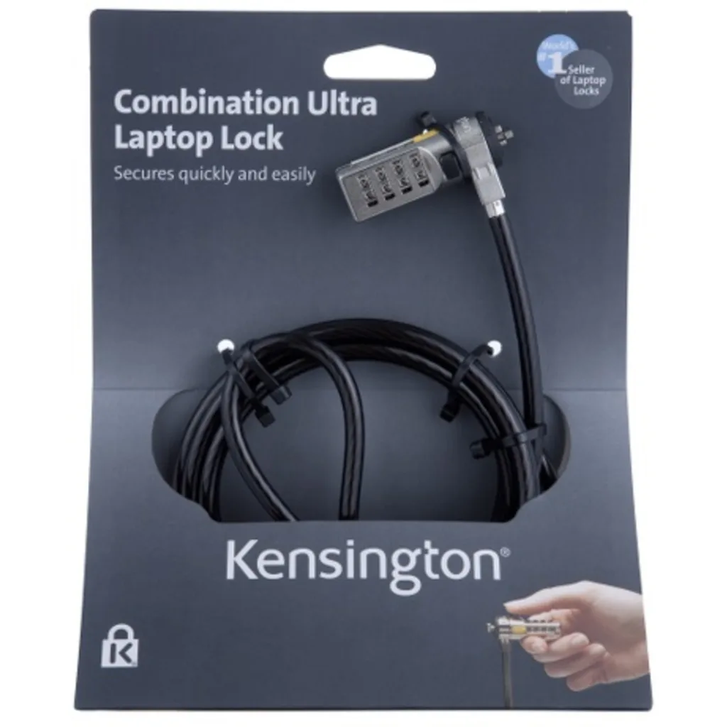 Imagen 3 de Cable de Seguridad Kensington MicroSaver 2mts Color Gris CON CLAVE (Reacondicionado)
