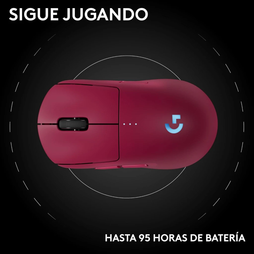 Imagen 15 de Mouse Gamer Logitech Pro 2 LIGHTSPEED Inalámbrico Sensor HERO 2 Rosa