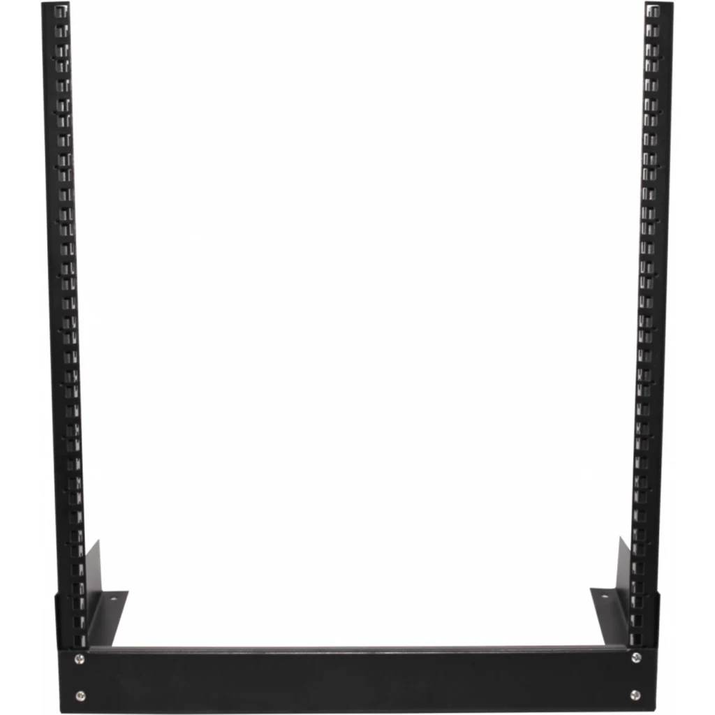Imagen 3 de LINKMADE 12U Bastidor Simple Negro 2-Pilares 59cm-Altura Desarmado