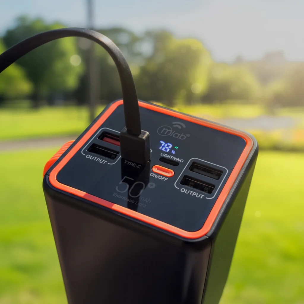 Imagen 1 de MLAB POWERBANK RAPIDO 50.000mAh / 22.5W CARGADOR PORTATIL ENORMOUS ENERGY LIGHT 