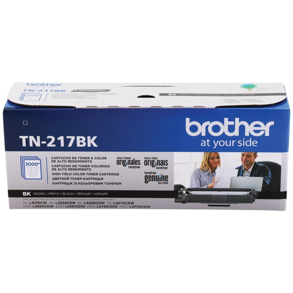 Imagen 2 de Toner Brother TN217BK Negro Imp Laser HL-L3210CW HL-L3230CDN HL-L3270CDW 3000Pág