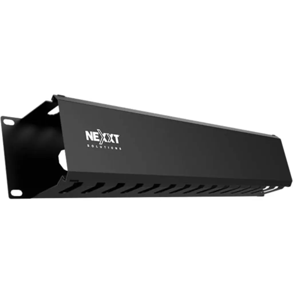 Imagen 15 de Organizador de Cables Nexxt Solutions NPM-DH2UB, Horizontal 2U, 19", Negro