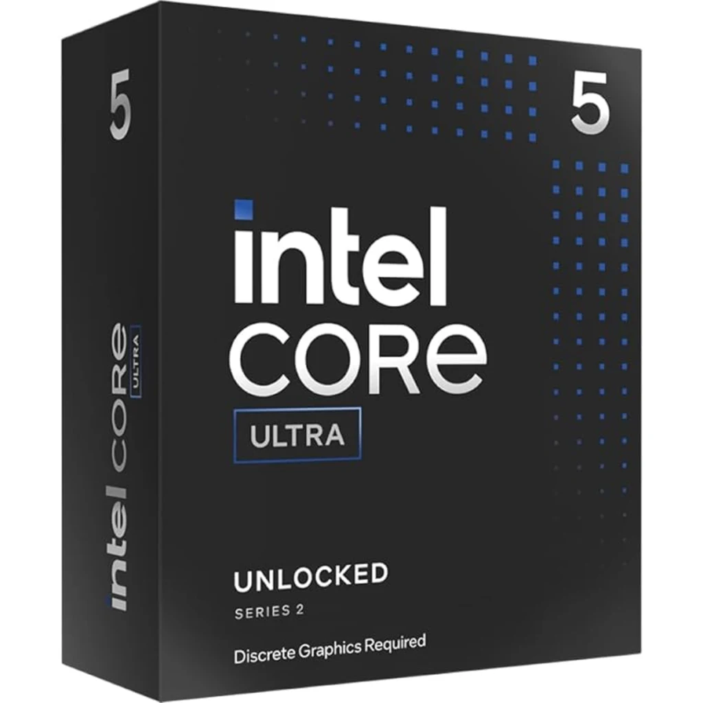 CPU Intel® Core Ultra 5 245KF 3.6-5.2GHz 14 Núcleos 26MB LGA1851 Sin Gráf/FAN